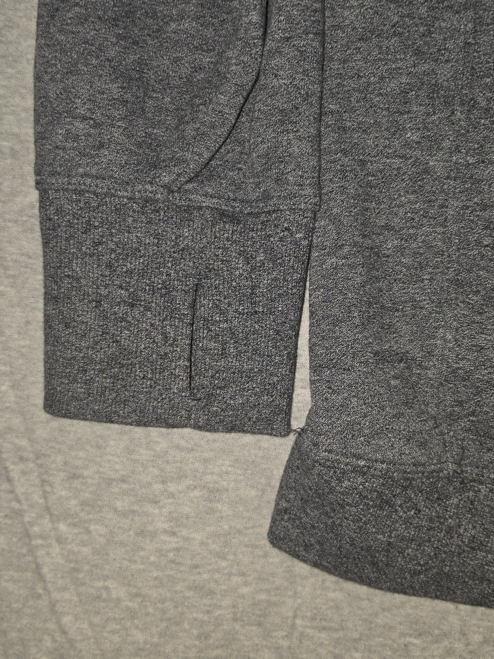Calvin Klein Charcoal Gray Performance Hoodie with Black Drawstrings - Picture 5 of 5